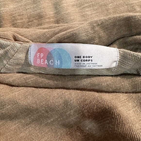 Light Brown Women's Cowl Neck Sweater - Picture 3 of 4